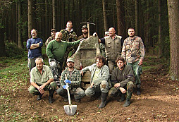 Dokončení opravy hrobu francouzského generála