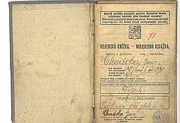 Dvojjazyčná vojenská knížka ČR 1920