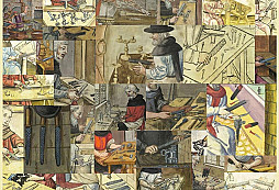 Pilník středověku a raného novověku v iluminacích