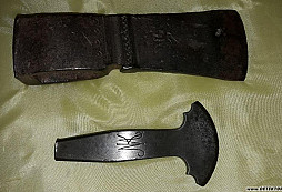 Sekery ze sběrneho dvora kovošrotu