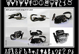 Háček ostruhy a fragment sabatonu