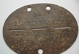 Německá ID známka zinek