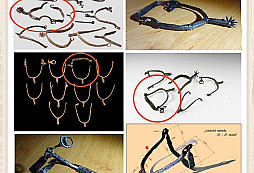 Jezdecké ostruhy s železnou aplikací