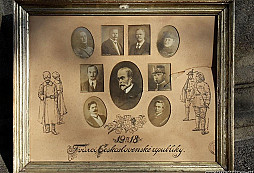 Tablo "mužů října" 1918 - SOUTĚŽ 1918-1938