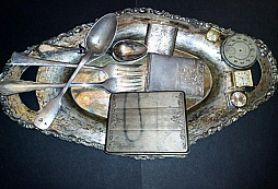 Stříbro nasbírané ve šrotu