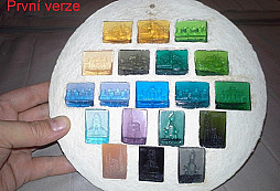 Skleněné winterhilfky zalévané do papírmaše