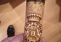 Fajka z morskej peny - neznámy erb