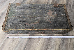 Nález muniční bedny