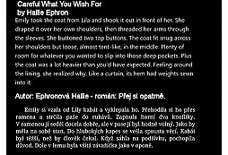 "Přej si opatrně" - galanterní zátěžová olůvka