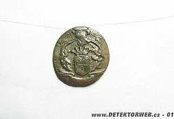 Zvláštní knoflík s erbem