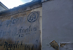 Německý nápis Lovosice