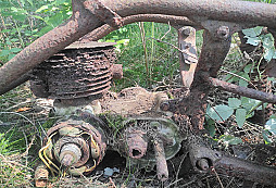 Motocykel z lesa