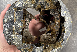 Identifikace součástky z okolí bývalého německého letiště