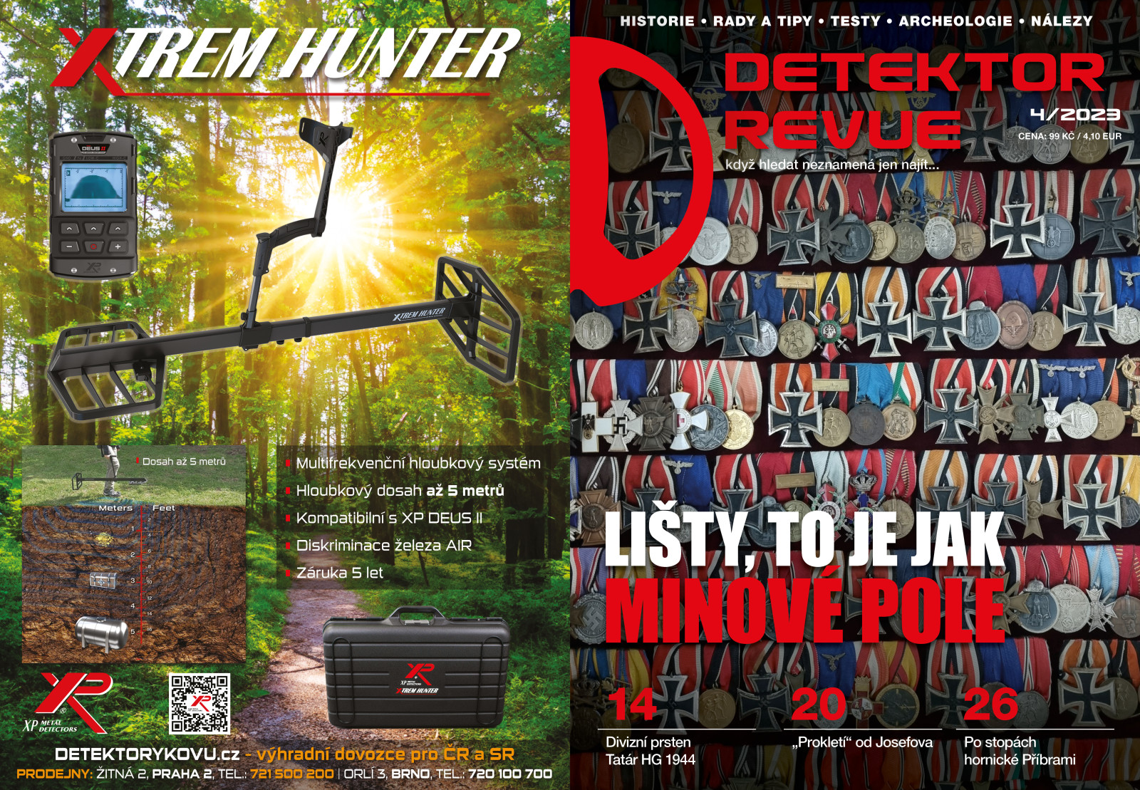 Nové vydání časopisu Detektor revue 4/2023