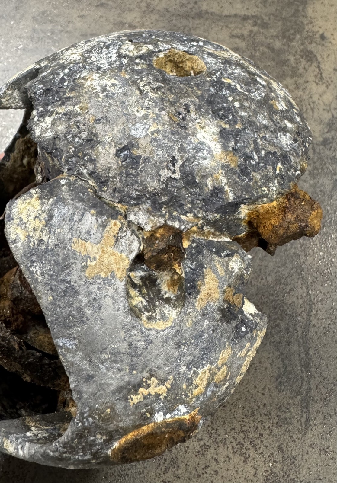 Identifikace součástky z okolí bývalého německého letiště