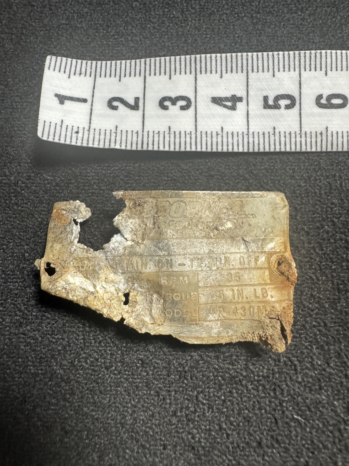 Nálezy z místa havárie F-84F Thunderstreak