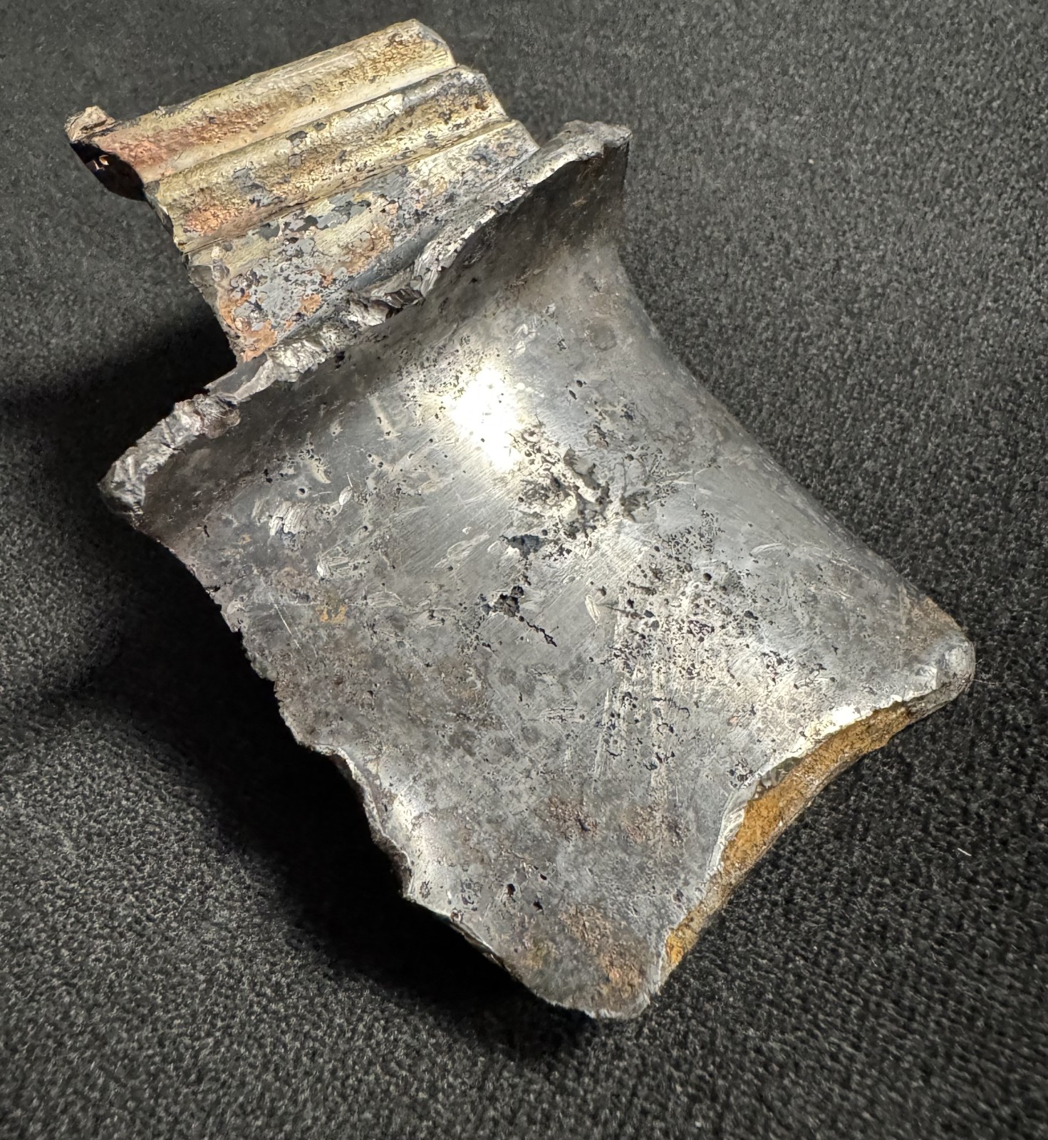 Nálezy z místa havárie F-84F Thunderstreak