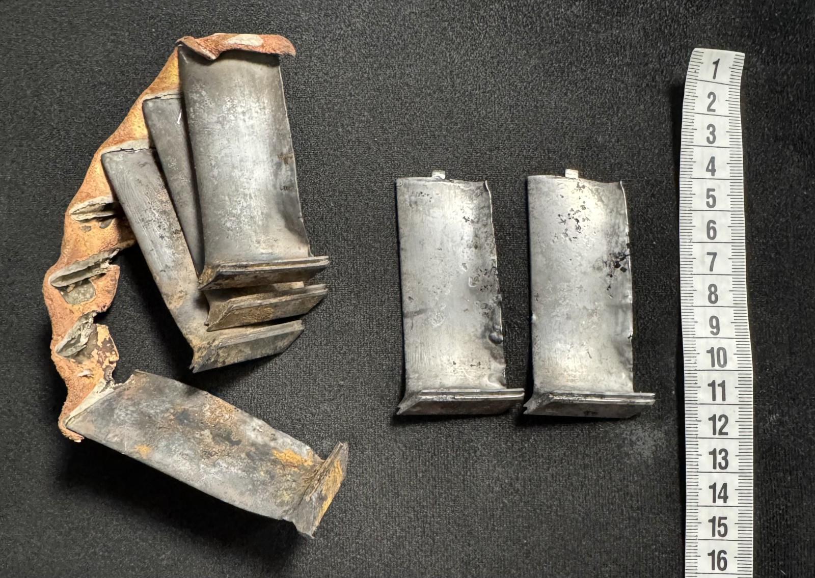 Nálezy z místa havárie F-84F Thunderstreak