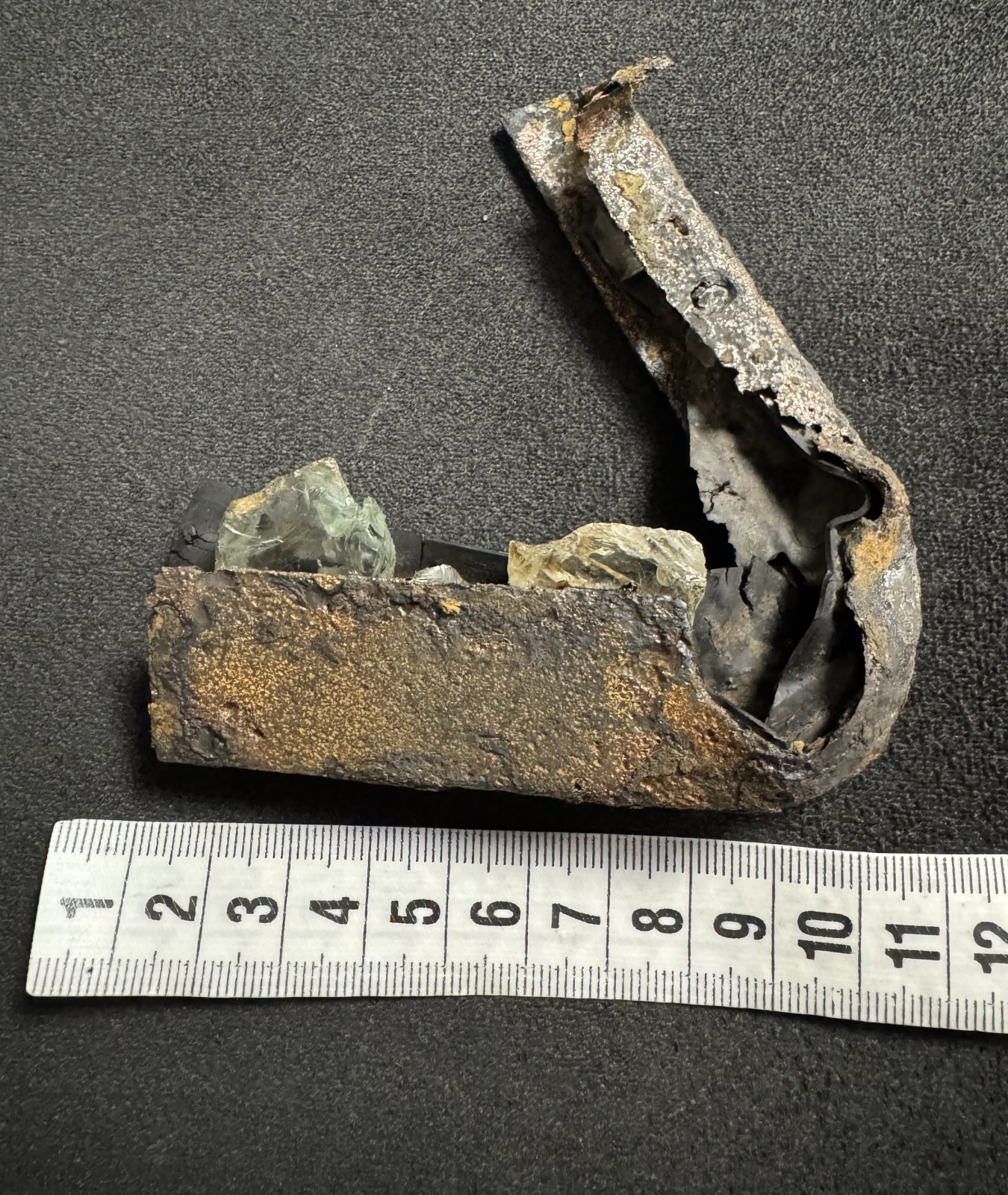 Nálezy z místa havárie F-84F Thunderstreak