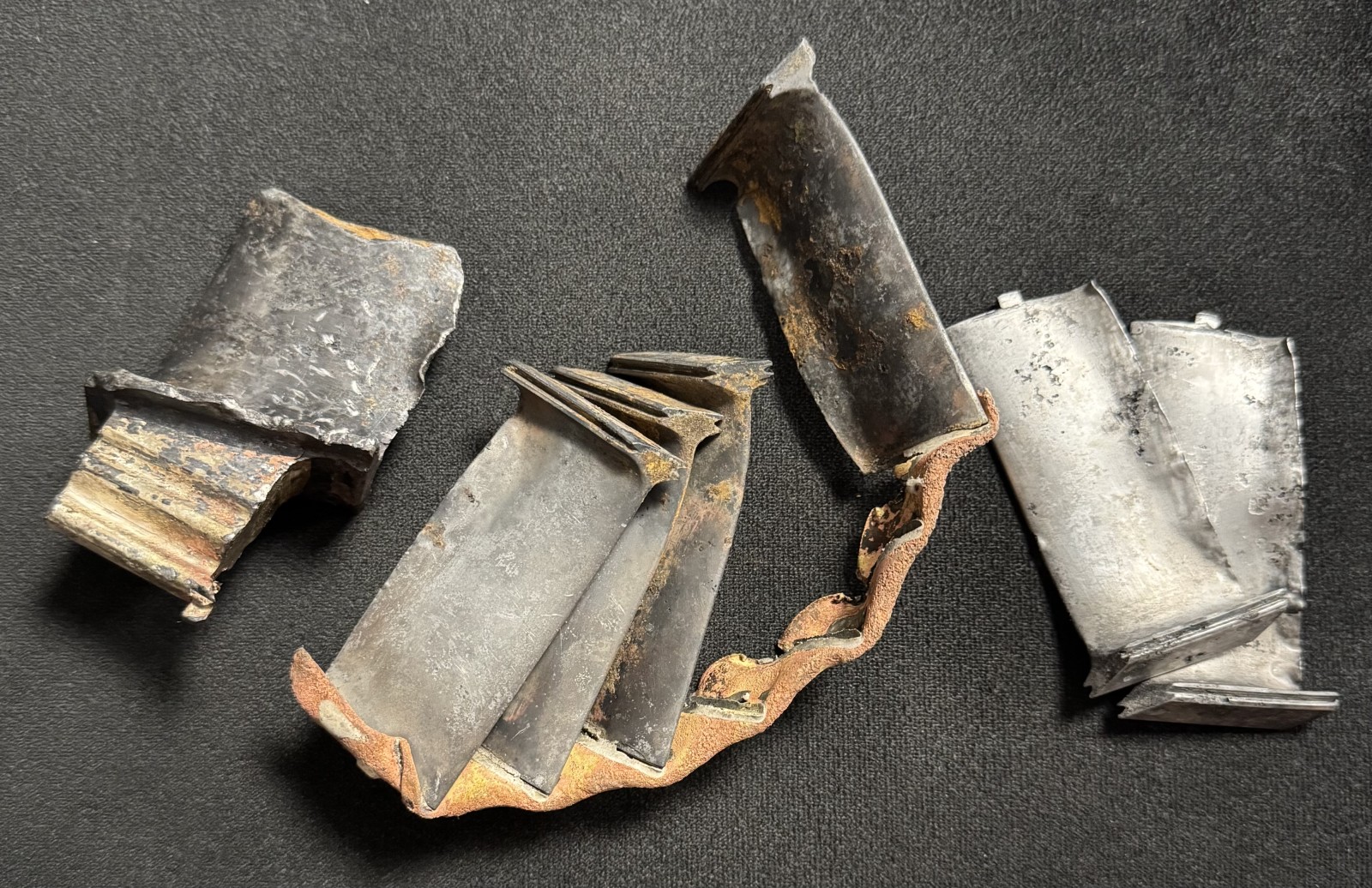 Nálezy z místa havárie F-84F Thunderstreak