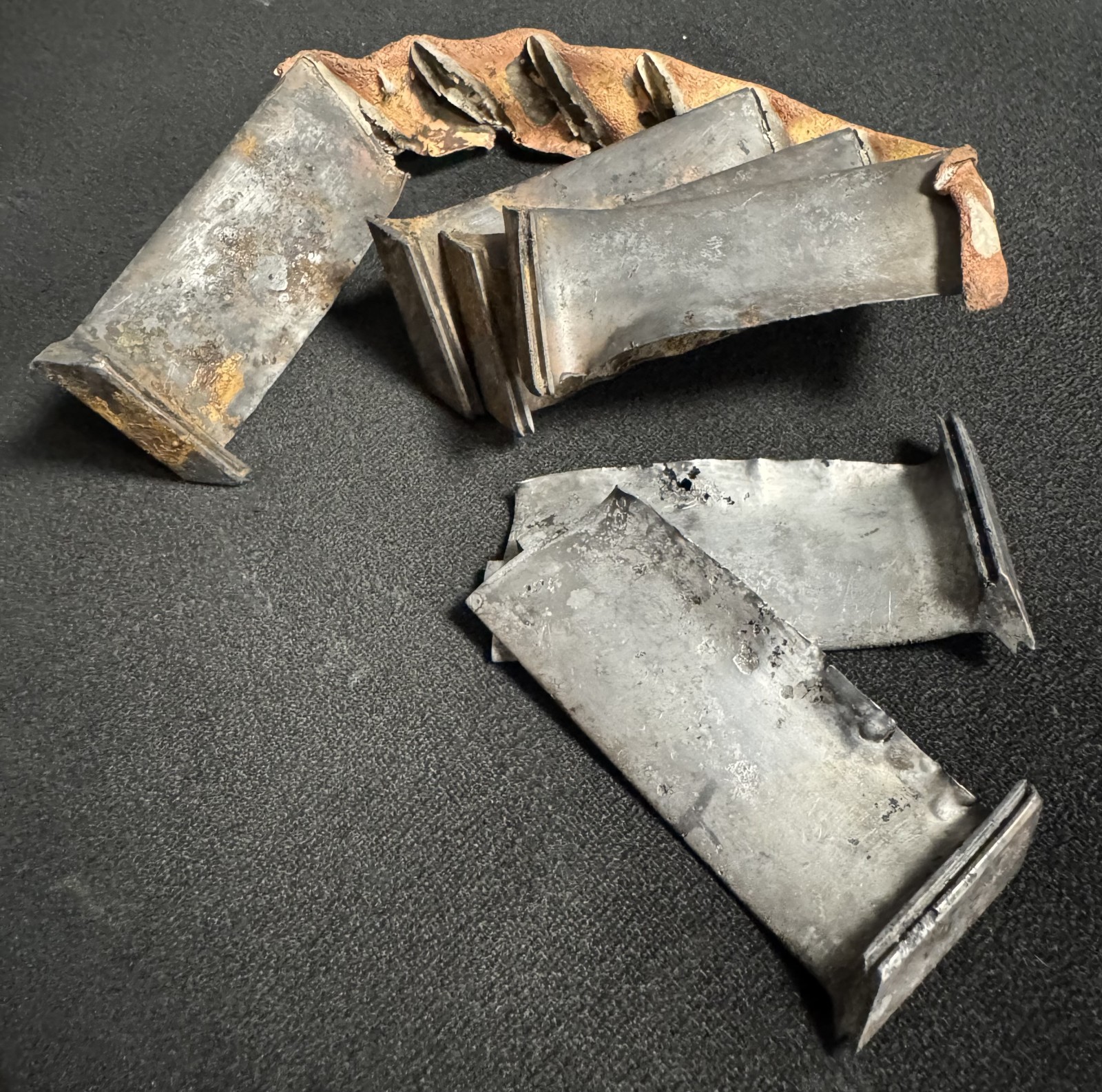 Nálezy z místa havárie F-84F Thunderstreak