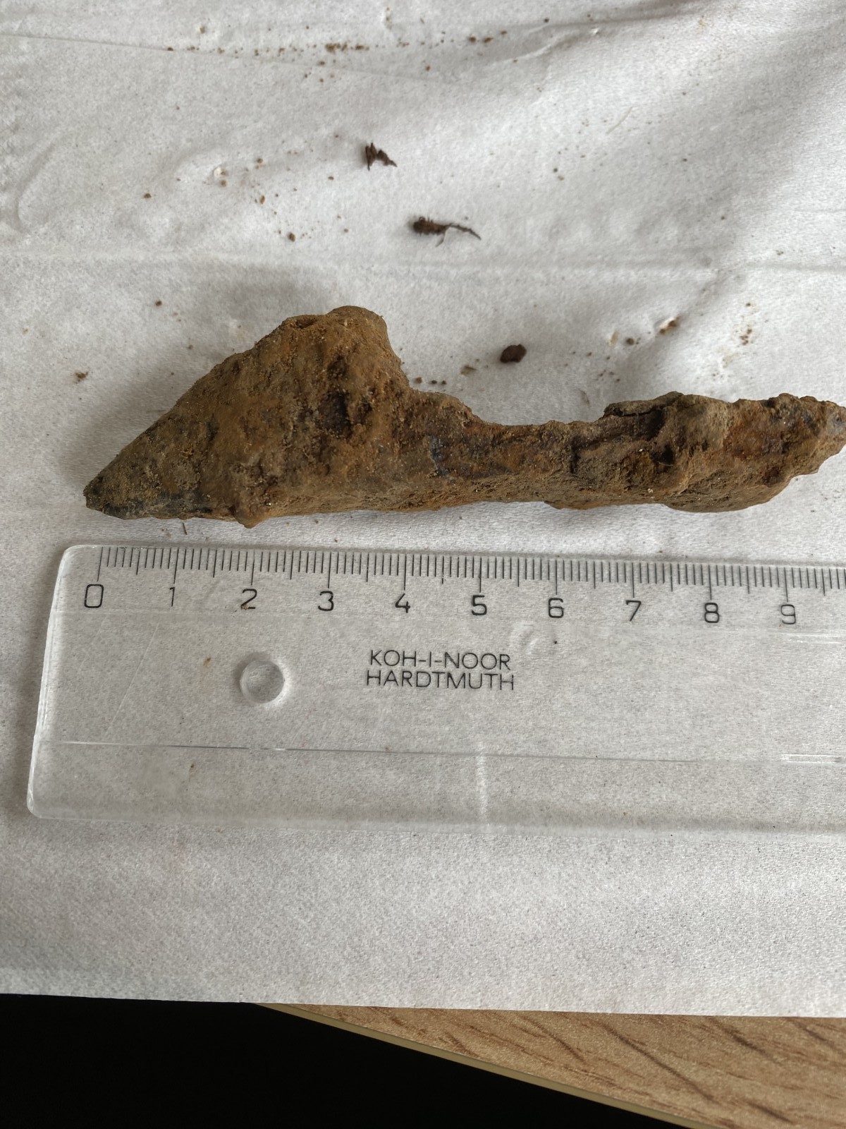 Identifikace nálezů ze staré lesní cesty