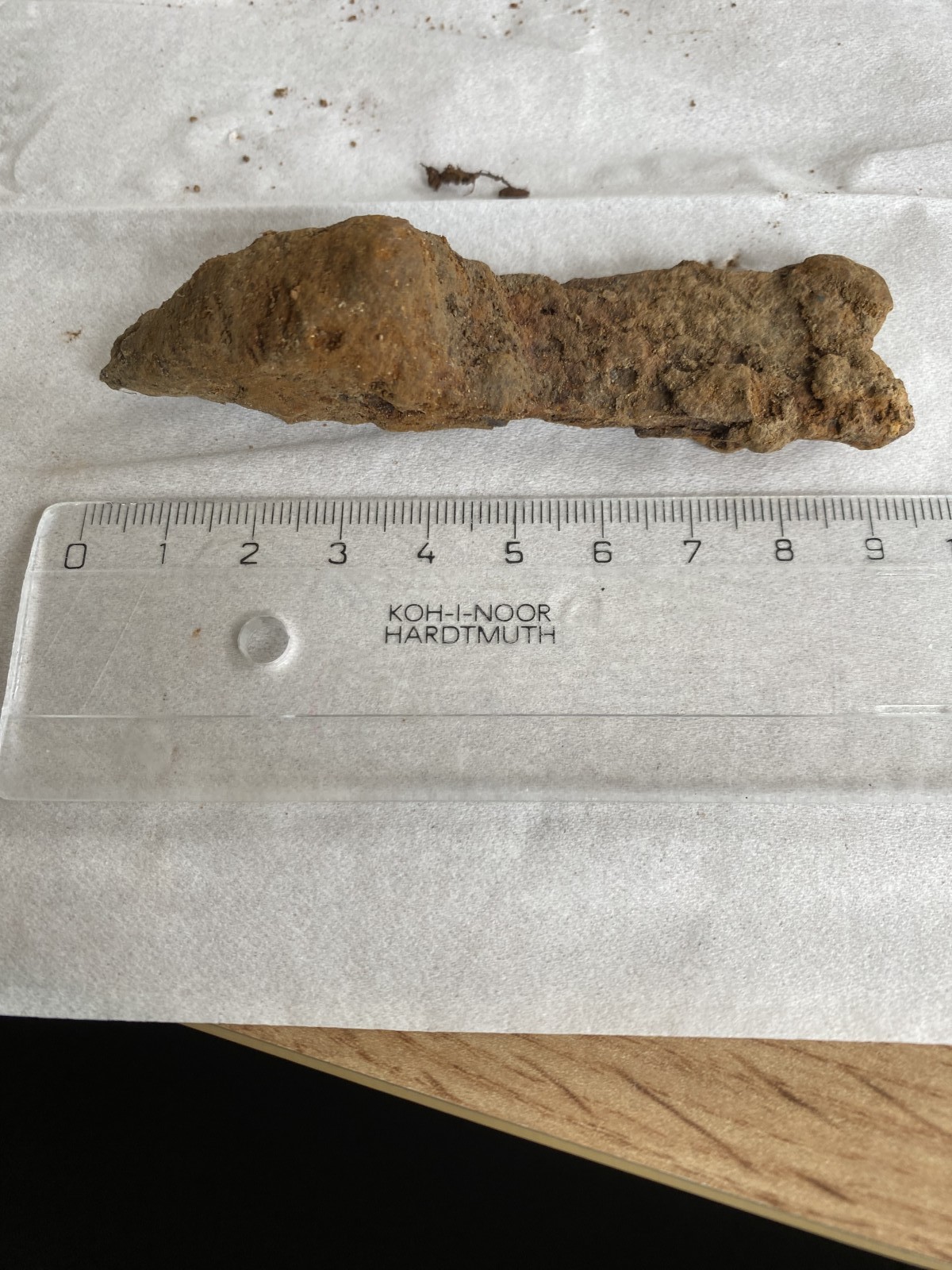 Identifikace nálezů ze staré lesní cesty