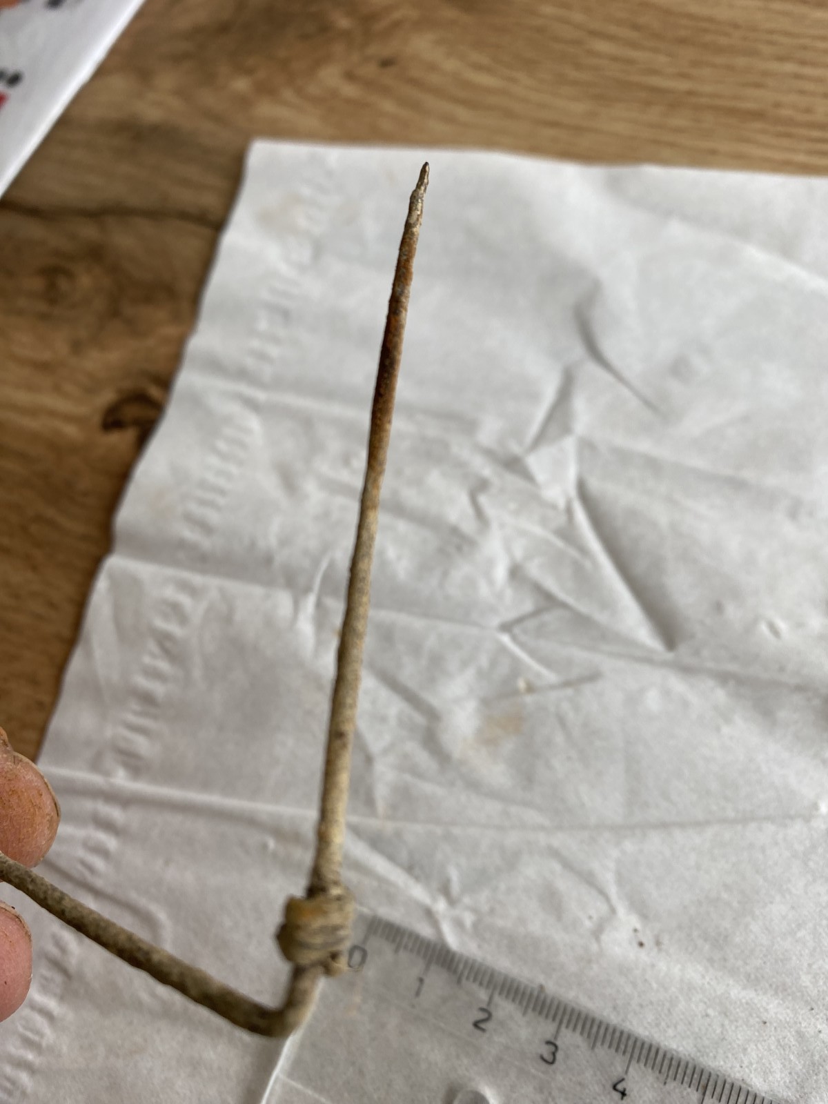 Identifikace nálezů ze staré lesní cesty