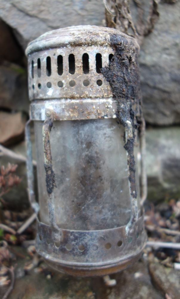 Lampa nouzového osvětlení vagónů říšských drah