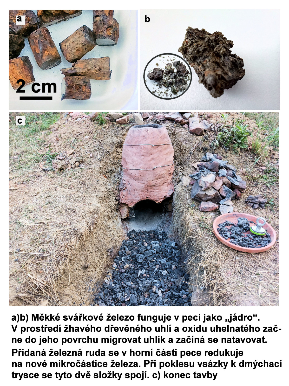 Experiment - výroba přímé svářkové oceli